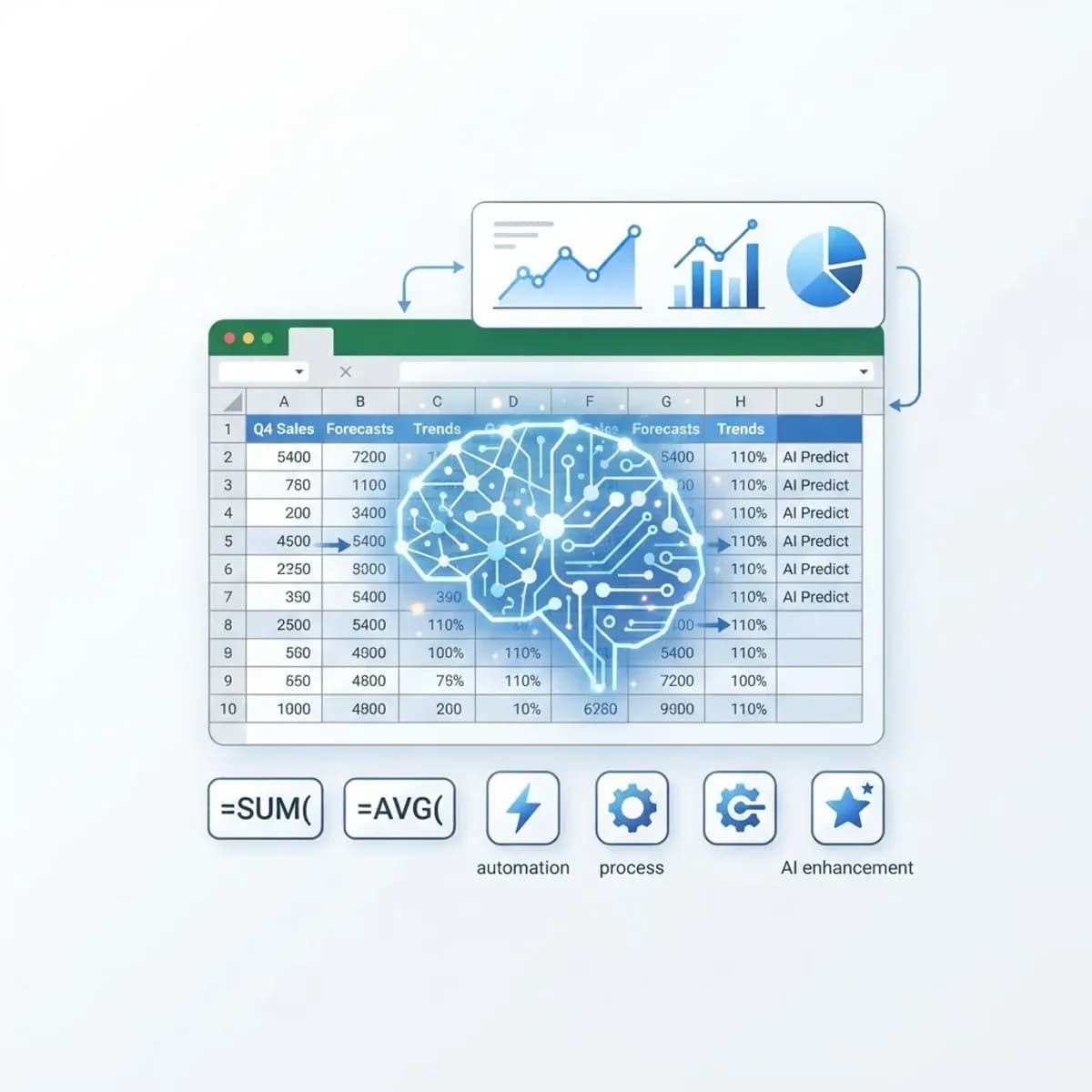 Artificial Intelligence For Excel: Work Smarter