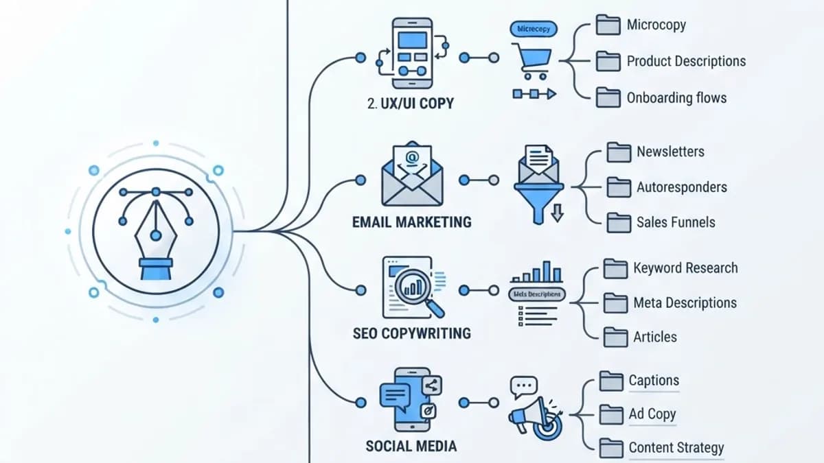 Copywriting Niches and Content Writing Specialties Guide
