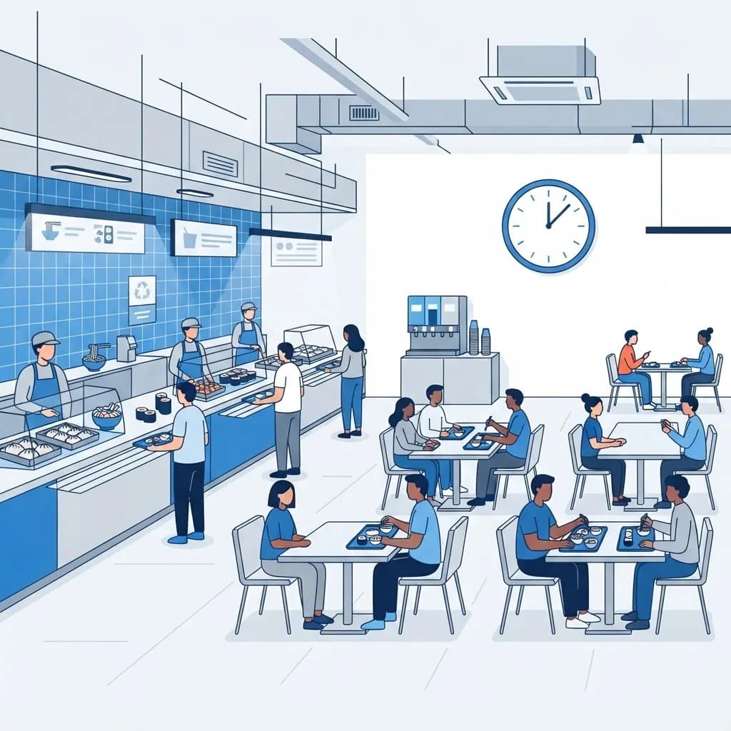 What Time Does the Han Market Food Court Close?