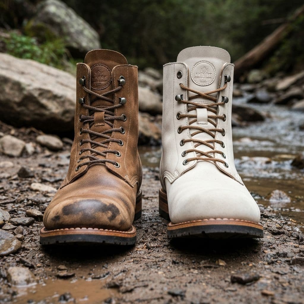 Leather boots vs suede boots durability