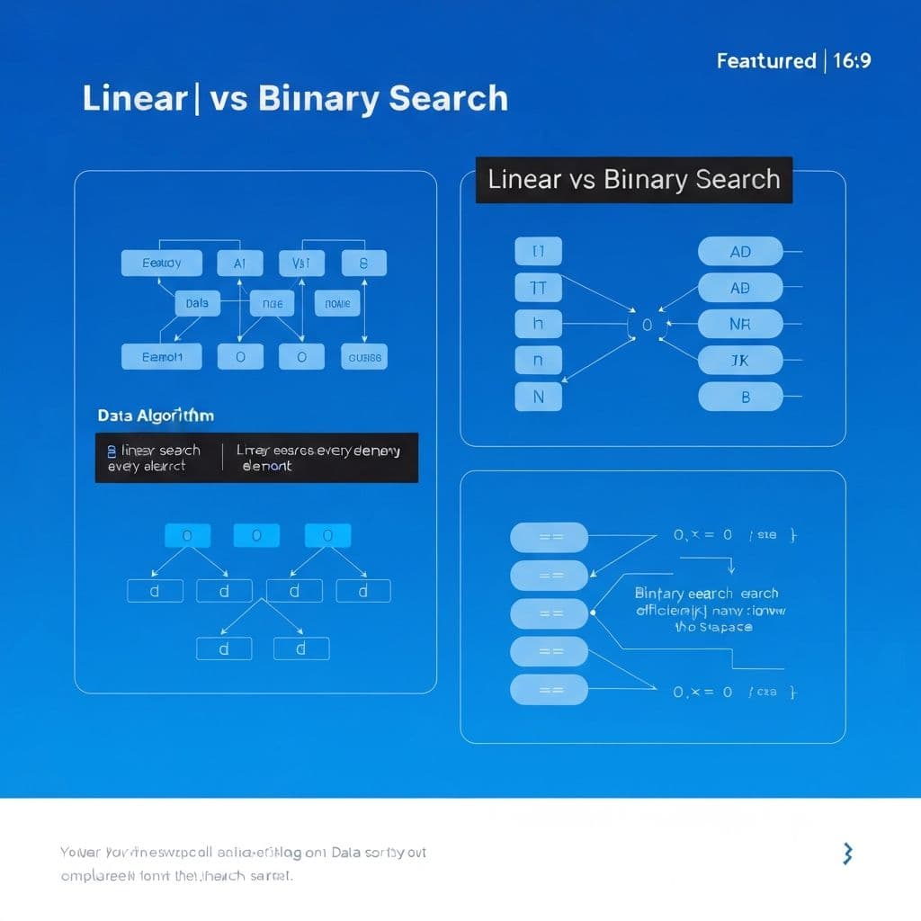 Difference Between Linear Search And Binary Search