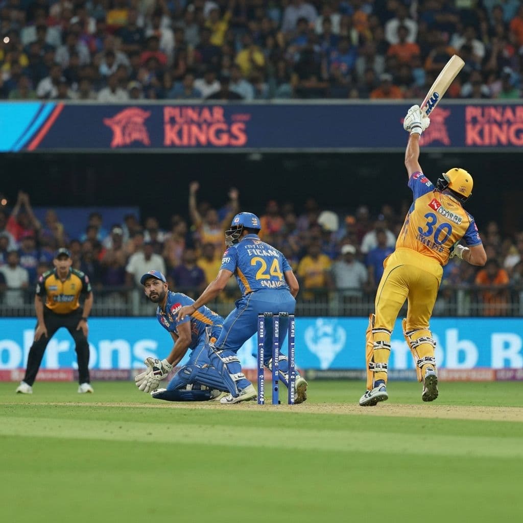 Punjab Kings vs Chennai Super Kings Timeline