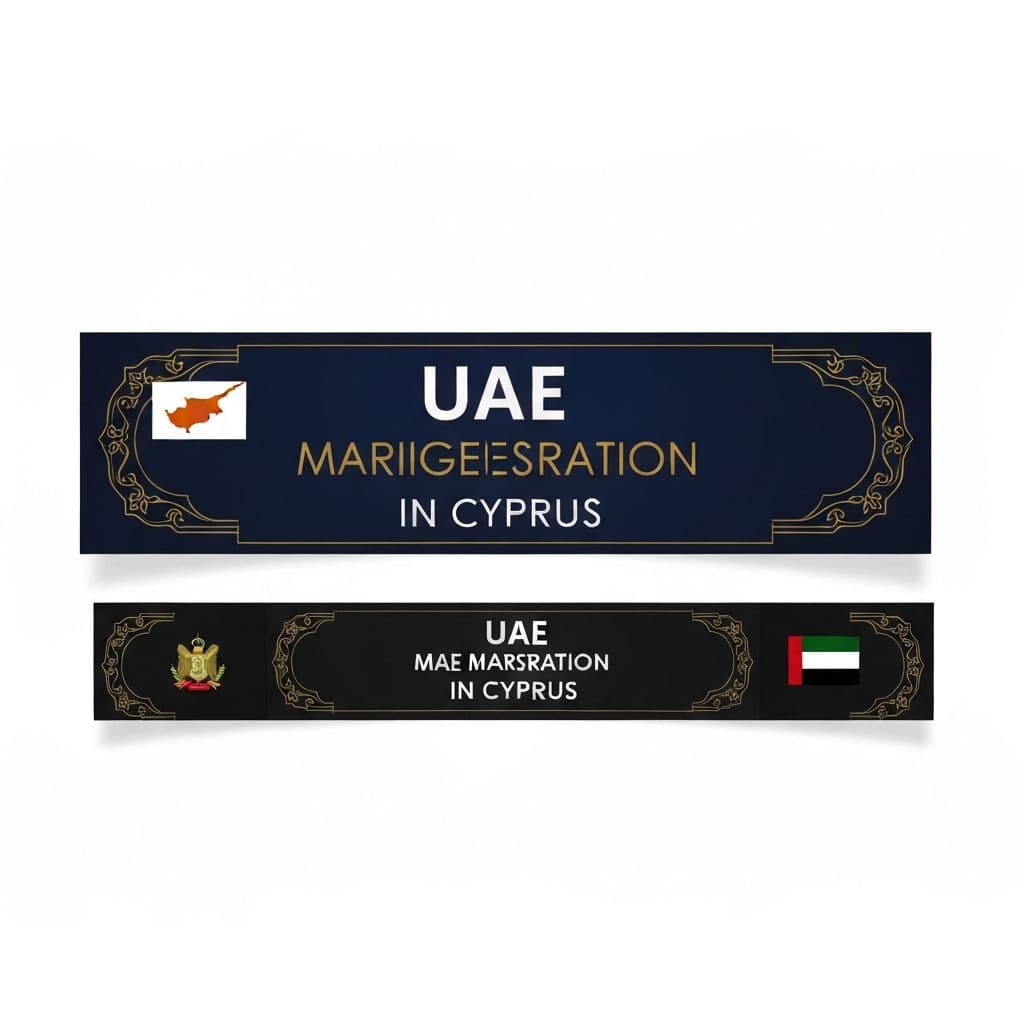 Register UAE Marriage in Cyprus Civil Registry Cyprus Procedure