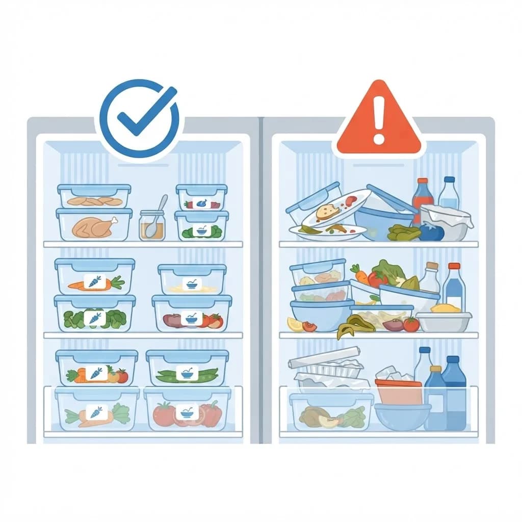 Which Food Has Been Refrigerated Correctly? Safety Tips