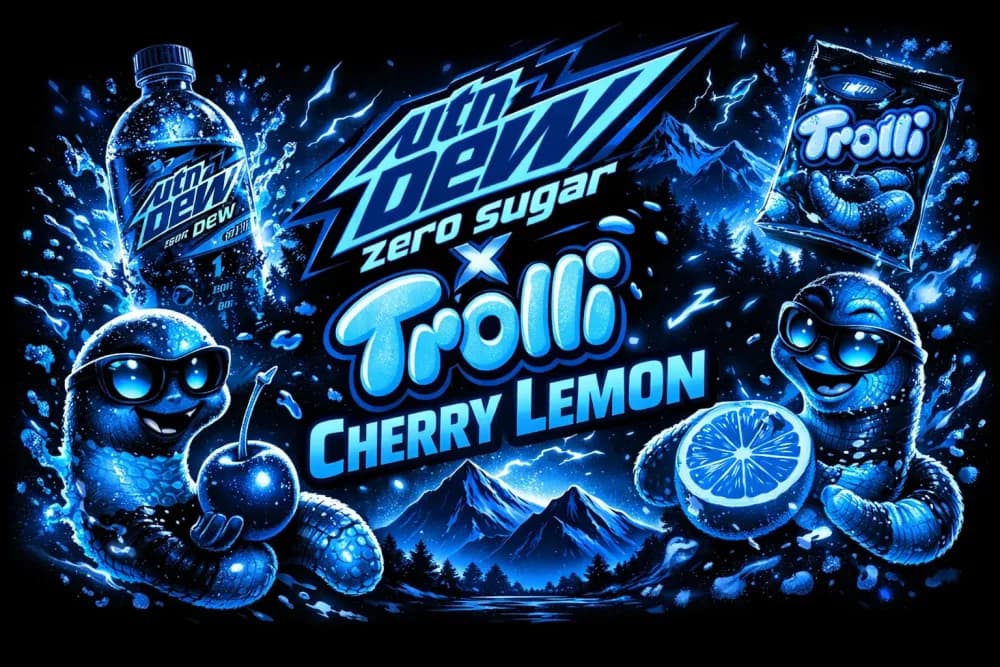 Mountain Dew Zero Sugar X Trolli Cherry Lemon