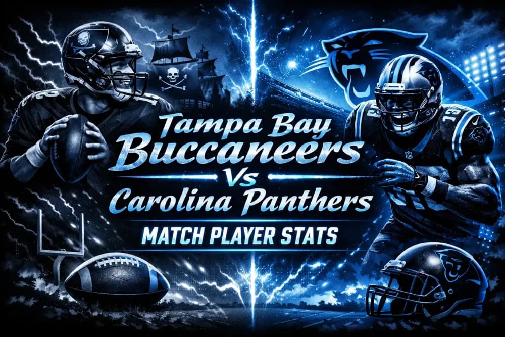 Tampa Bay Buccaneers Vs Carolina Panthers Match Player Stats