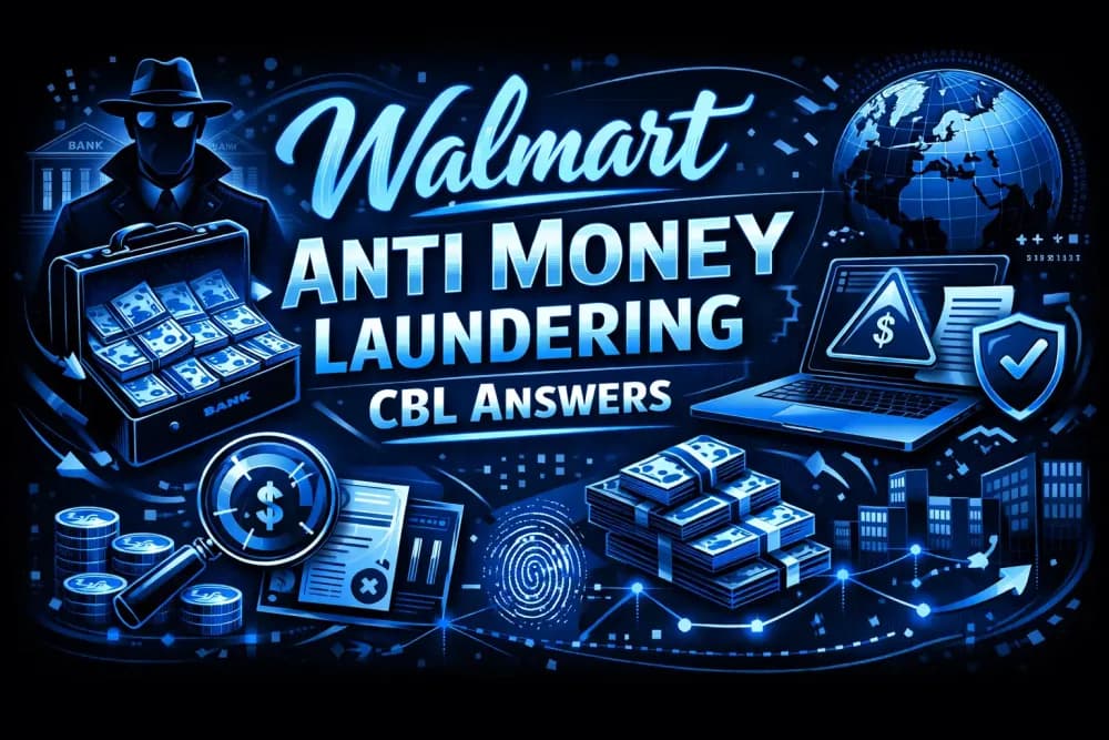 Walmart Anti Money Laundering CBL Answers