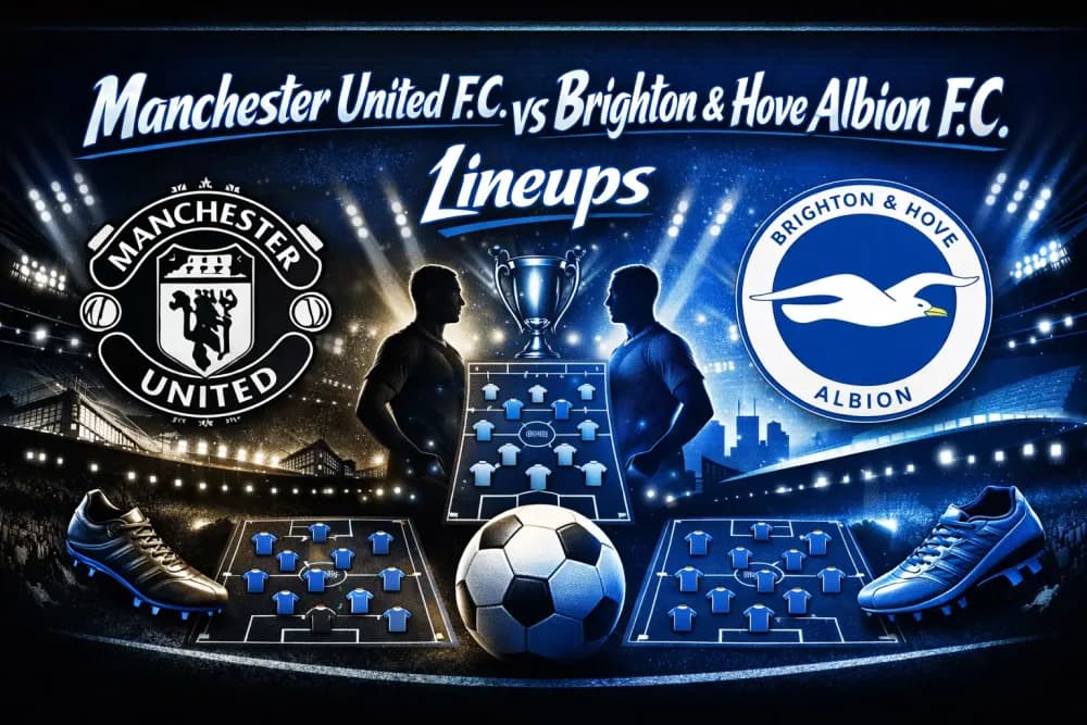 Manchester United F.C. Vs Brighton & Hove Albion F.C. Lineups