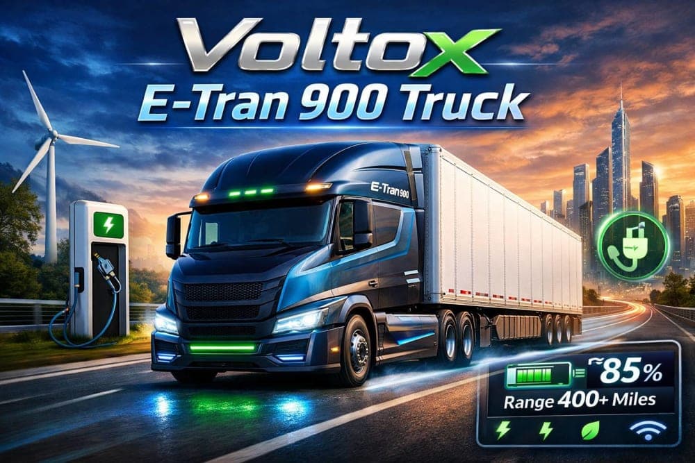 Voltox E-Tran 900 Truck: Specs, Features & Electric Performance