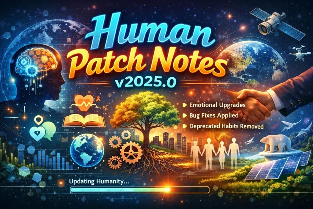 Human Patch Notes v2025.0: Exploring Society & Human Evolution