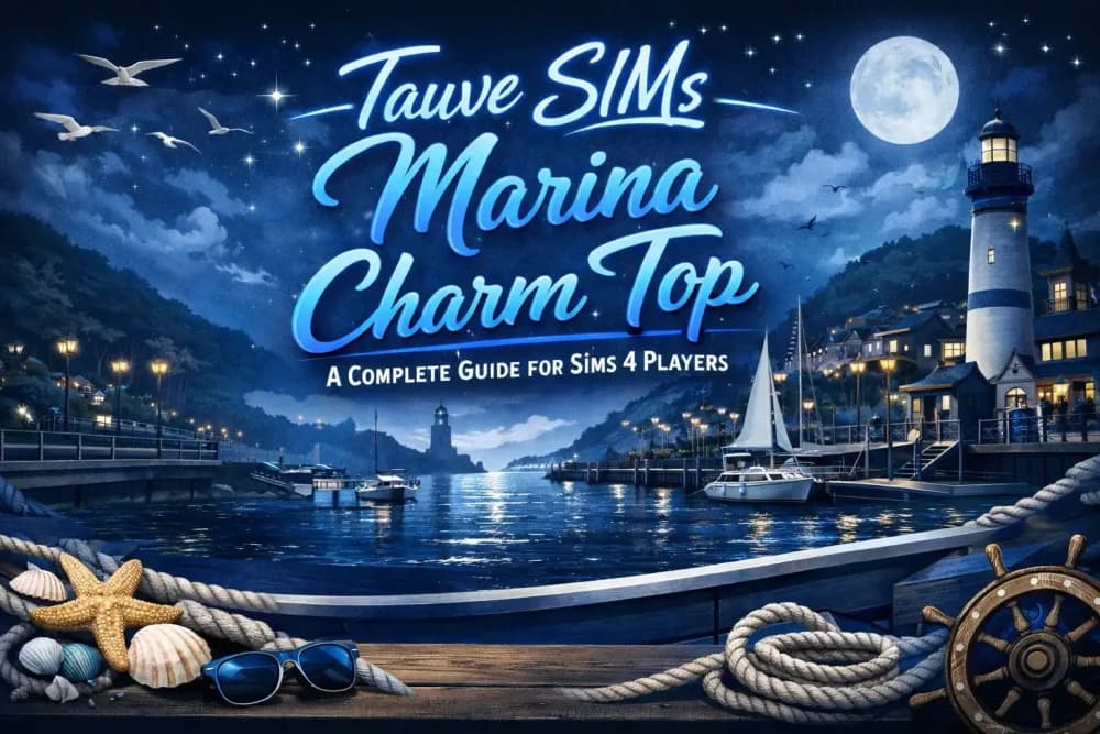 Tauve SIMs Marina Charm Top: A Complete Guide for Sims 4 Players