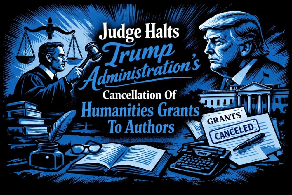 Judge Halts Trump Administration's Cancellation Of Humanities Grants To Authors