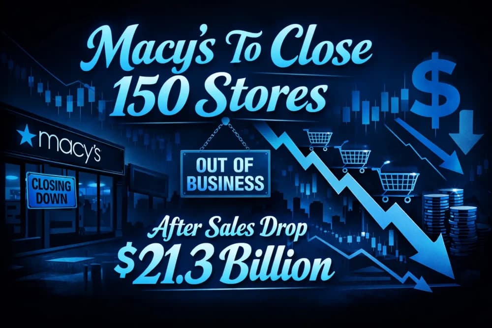 Macy's To Close 150 Stores After Sales Drop $21.3 Billion