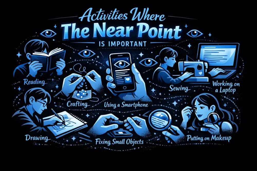 List Several Activities During Which The Near Point Is Important