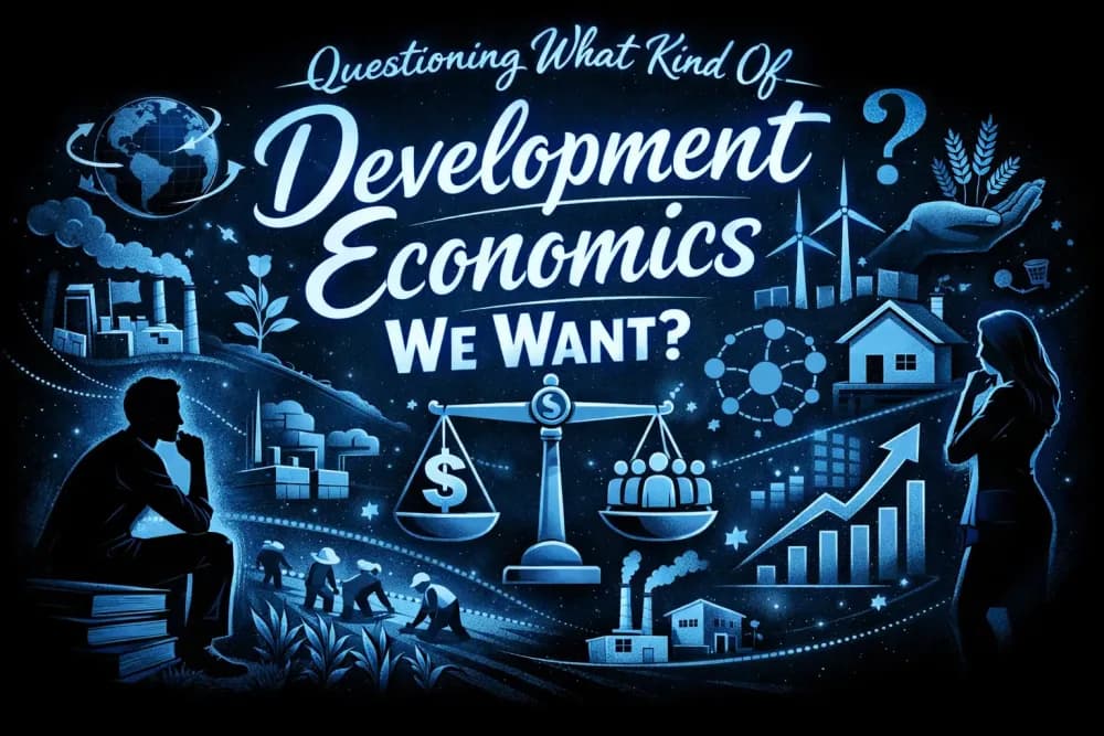 Questioning What Kind Of Development Economics We Want.