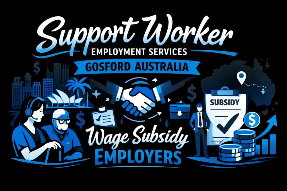 Support Worker Employment Services Gosford Australia Wage Subsidy Employers
