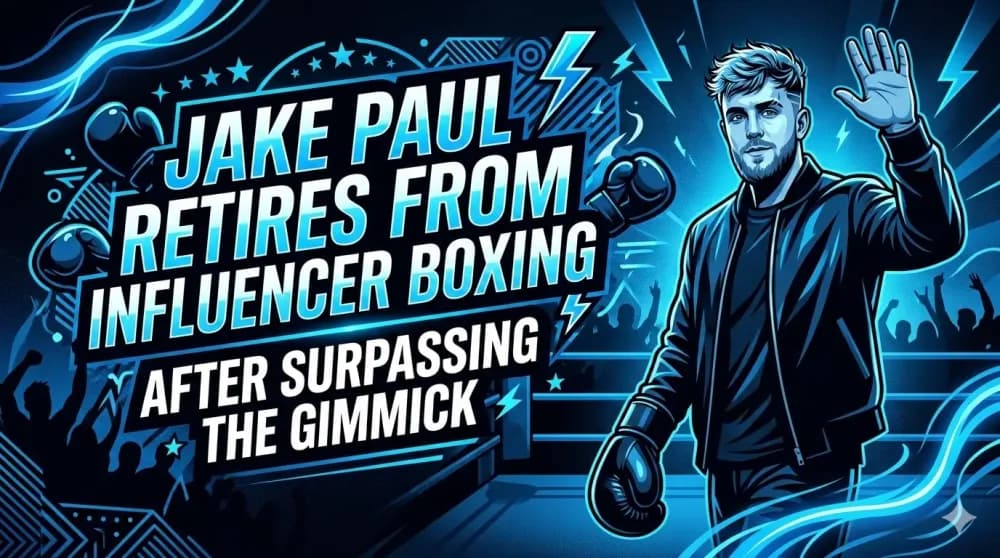 Jake Paul Retires From Influencer Boxing After Surpassing The Gimmick