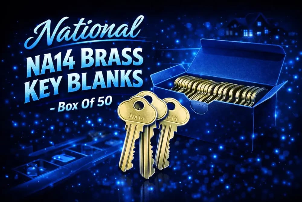 National Na14 Brass Key Blanks - Box Of 50