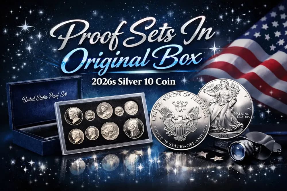 Proof Sets In Original Box 2026s Silver 10 Coin