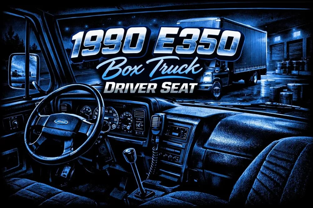 1990 E350 Box Truck Driver Seat