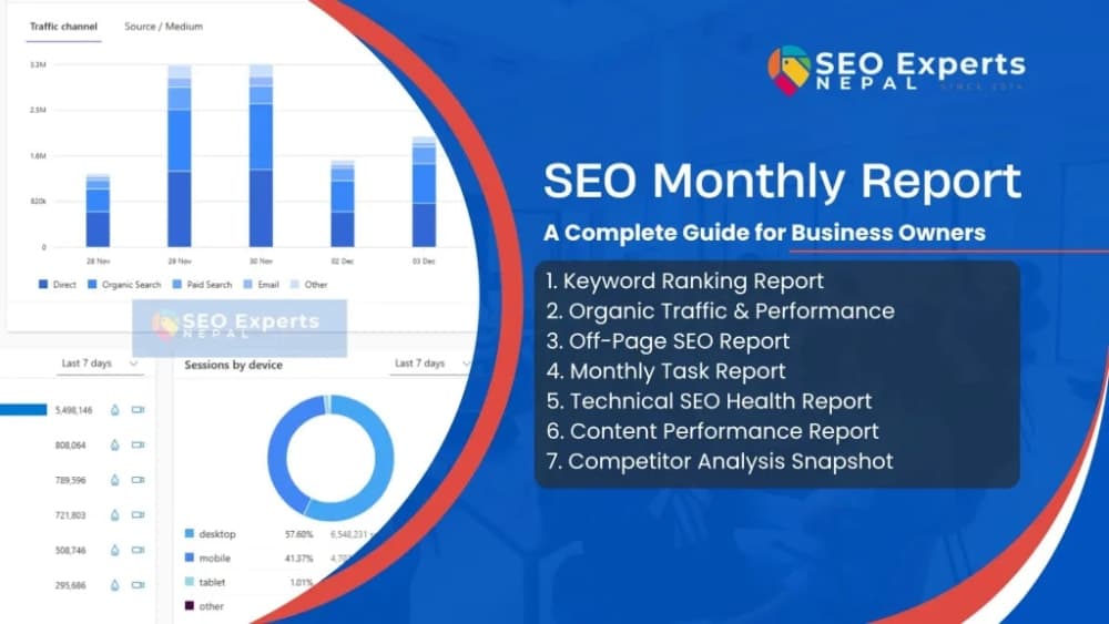 What SEO Monthly Report Should Clients Expect? logo
