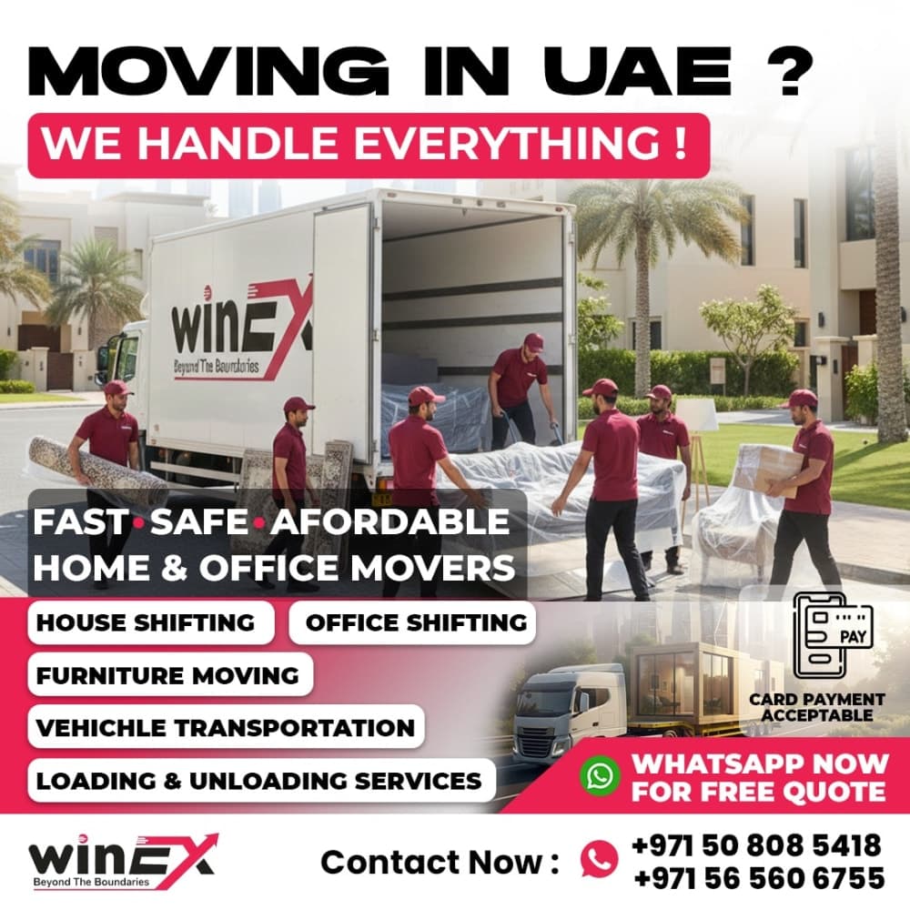 Win Express Logistics – Professional Movers & Packers in Dubai logo