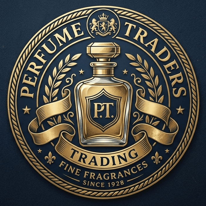 Elegant perfume trader logo